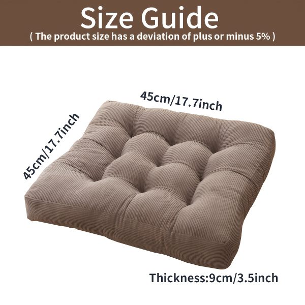 product-fancy-fd57838b-4499-4d6e-8e3d-04b447814050 Cushion for Outdoor Courtyard Crafted from Corduroy Fabric