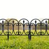 4/10pcs Pack, Decorating Garden Fences And Borders, Heavy-Duty Plastic Outdoor Landscape Grids with End, Suitable for Outside Courtyards, Yards, Flower Beds, Etc., Easy to Install Fence Boards for Animal Barriers, Courtyard Decoration