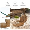 product-fancy-fdbef909-abd9-4dc8-8d2b-eccfb85ea770 Glass Coffee Tables for Living Room Round Coffee Tables Modern Double Layer Round Table Circle Coffee Table for Small Space Home Office, Durable And Not Easily Broken, Easy to Assemble, Fashionable Design Feel (42 Inch X 17 Inch)
