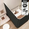 1pc Foldable Room Divider Curtain, Space-Saving Folding Privacy Screen with Hooks, Light-Blocking Polyester Curtain Suitable for Living Room, Bedroom, Kitchen- Modern Home Decoration Divider, Foldable Design, Easy Installation, Durable Fabric, S