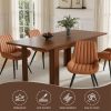 product-fancy-fe39a04c-a0f7-4a99-aa9e-aecef0274600 59"-77" Extendable Dining Table, Modern Kitchen Rectangular Table for 6-8, Farmhouse Table with Easy Pull-Out Extension for Family Meals, Space-Saving, Suitable for Kitchen, Living Room, Home
