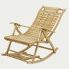 product-fancy-fe7734f1-ad22-4d36-b017-854e49de4b0b AESOME Loungers Deck Chair Wood Foldable Recliner Zero Gravity Chairs Bamboo Rocking Chair Ergonomic Design High Back Chaise Garden Outdoor Sun Lounge with Footrest for Patio Pool Sauna Sunbed