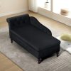 product-fancy-ff6fee04-a2ec-49c1-95ed-ac73bbeb36ad ACMEASE Fabric Chaise Lounge Featuring Left Armrest & Support Pillow, Button-Tufted Sofa with Storage, Indoor Lounge Chair, Contemporary Velvet Lounge Chair Suitable for Bedroom, Living Room, And Office