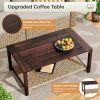 product-fancy-fff93b7c-9c10-4b9e-9a43-da7846583c55 3pcs Outdoor Rattan Sofa Set, All-Weather Ergonomic Patio Furniture with Storage Coffee Table And Cushions, Elastic Seat Cushions, Handwoven Patio Furniture for Porch, Garden, Backyard, Durable Outdoor Furniture for Family Gatherings, Ideal Gift