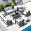 product-fancy-market-19f420aadb93d118c1fe958c0170095d_faf8usN2suHoy YODOLLA Aluminum Outdoor Furniture Collection, Contemporary Patio Set Including Coffee Table, 7pcs Conversation Set with Cushions for Balcony, Porch, And Lawn