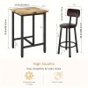 product-fancyalgo-toaster-api-toaster-processor-image-cm2in-0335f41a-18f5-11ef-9106-0a580a660884 Bar Table And Chairs Set For 2, 3pcs Square Bistro Pub Table With 2 PU Upholstered Stools, Counter Height Dining Table And Chairs Set, Pub Hight Dining Table Set Other(Furniture) For Kitchen, Living Room, Small Spaces, Rustic Brown