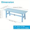 product-fancyalgo-toaster-api-toaster-processor-image-cm2in-772b5c48-f3e7-11ef-9a6d-0a580a66d8f5 47-Inch (47.24inch) Outdoor Bench with a Blue-Green And Black Thick Rust-Resistant Iron Frame, Suitable for Courtyard, Park, Or Balcony Use