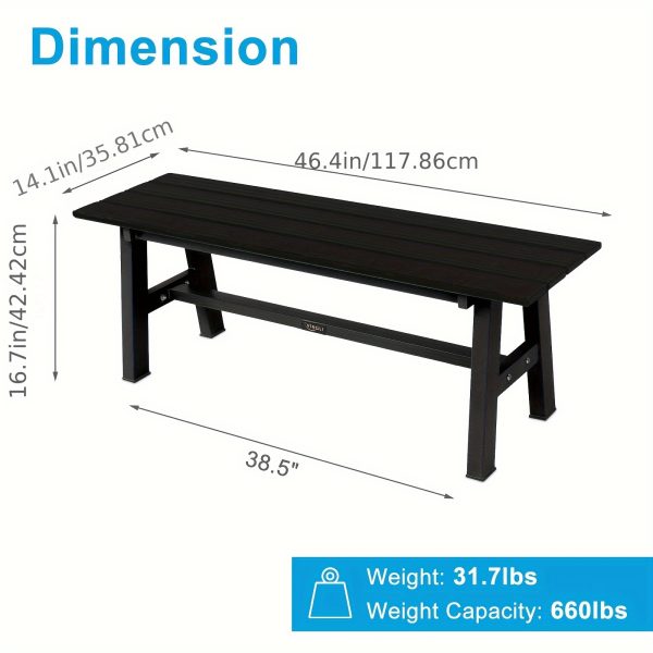 product-fancyalgo-toaster-api-toaster-processor-image-cm2in-92148c64-f3e7-11ef-9697-0a580a66d8f5 47-Inch (47.24inch) Outdoor Bench with a Blue-Green And Black Thick Rust-Resistant Iron Frame, Suitable for Courtyard, Park, Or Balcony Use