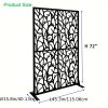 product-fancyalgo-toaster-api-toaster-processor-image-cm2in-b9fe2d7a-2d44-11f0-b936-0a580a632983 Black Bird-Shaped Metal Privacy Screens Measuring 3.8 Feet Wide by 6 Feet High, Suitable for Both Indoor And Outdoor Use, Serve As a Decorative Divider for Balconies, Patios, And Gardens