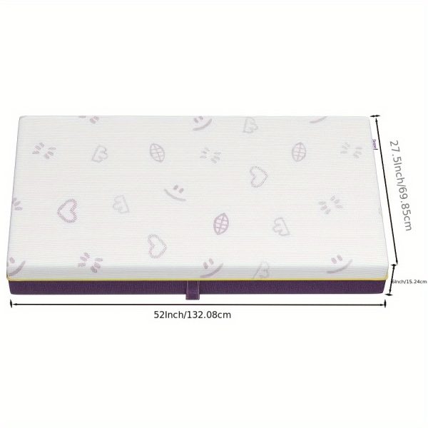 product-fancyalgo-toaster-api-toaster-processor-image-cm2in-cbbb27f0-307a-11f0-a827-0a580a632983 52" X 27.5" X 6/5.5" Cozy Baby Crib Mattress, Washable Zippered Protective Cover Included - Safe for Newborns & Growing Toddlers, Fits Standard Cribs And Toddler Beds