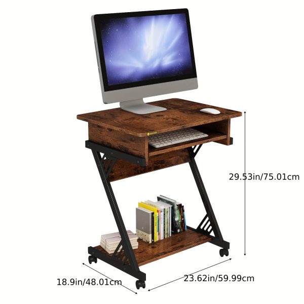 product-fancyalgo-toaster-api-toaster-processor-image-cm2in-f35c49f6-faf7-11ee-8ea8-0a580a682aa7 YQ FUNLIS Computer Desk Workstation With Smooth Keyboard Tray, Z-Shaped Study Writing Desk For Small Spaces Compact Table For Home Office, Small Computer Cart Mobile Laptop Cart