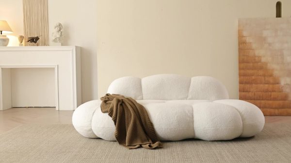 product-fc98a4a1899fd2cc58d823e488fe3a9c54d29d86.goods_.000001 Cloud Shaped Couches for Living Room, Modern Comfy Compressed Sofa, Cloud Shaped Leisure Sofa, Upholstered Couch for Bedroom, Apartment, Small Space (No Installation Required)