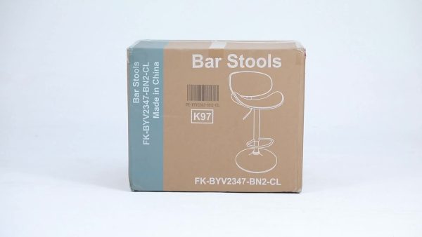 product-fd91fbd053a46cad5895557027c0a0c58eb3c9bc.temu_.000001 Two Piece for bar Stool Set with Adjustable Height, Featuring PU Leather Seat Cushion, Ergonomic Backrest, And Footrest, Plus Non-Slip Rubber Base Perfect for Bars And Home Kitchen Islands.