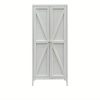 product-fdd3fa6b448f3d0c141dd184222cdcd411380942.goods_.000001 Metal Storage Cabinet, Metal Kitchen Pantry Cabinet, Food Pantry Storage Cabinets With Doors And Shelves, Large Steel Storage Cabient For Dinning Room, Laundry Room, White/Black