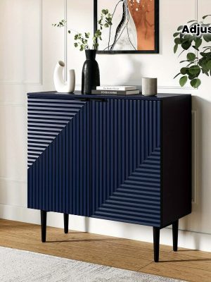 Sideboard Buffet Cabinet with Storage, Coffee Bar Cabinet, Adjustable Shelves, 35 Inches