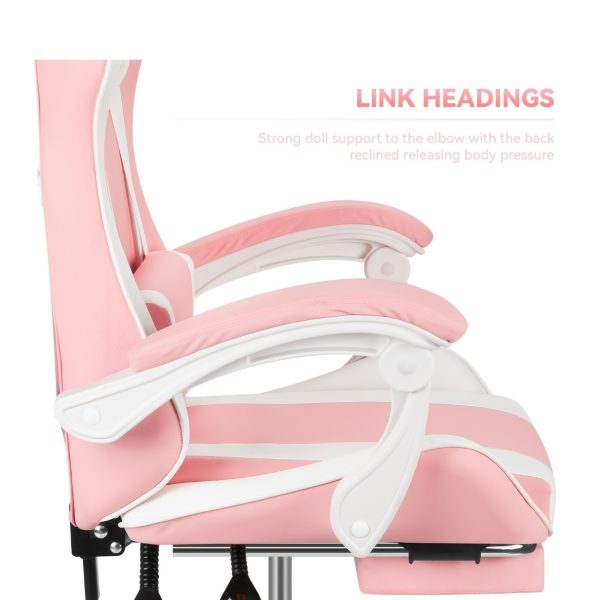 product-fmket-94056667395ffeccd5eb71221330ee73 Gaming Chair, Adult Gamer Chair Ergonomic Computer Chair for Teens, Racing Style PC Office Chair with Lumbar Support
