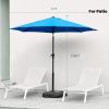 product-fmket-e31057d688b94e0720a0eb9e383a5524 9ft Patio Umbrella, Outdoor Pool Umbrella, 9ft Camping Umbrella, Waterproof Table Umbrella