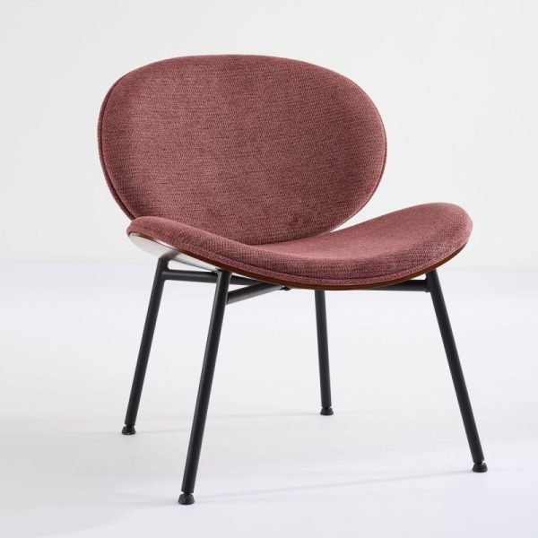product-open-00bb646fd4e34e5bafd0010454e02b02-goods Mid-Century Modern Shell Chair - Single Side Accent Lounge Chair with Wide Walnut Wood Finish Shell & PU, Curved Wide Suitable for /Outdoor Use - Easy-Clean Cover, Assembly Required (for,, Bedroom)
