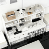 product-open-029313b3c6b541f5aabf8980f62aaa6d-goods Desktop Storage Box, Multi-Tiered Desktop Shelf, Requires Manual Assembly, Suitable for Stationery, Cosmetics, Office Supplies | Space-Saving Partitioned Storage Box, a Great Valentine'S Day Gift Choice for Family Or Girlfriend