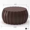 product-open-0335e6fc50214cfd87ef78ae7f04ae06-goods 35.43' Modern Waterproof Coffee Table Durable MgO Cement Design Indoor and Outdoor Compatible Brown