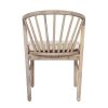product-open-05f07c680005440a983c87856bcf1594-goods Outdoor Dining Chairs Set of 2, Acacia Wood Patio Chairs with Cream Washable Cushion, for Backyard, Poolside, Garden, Light White