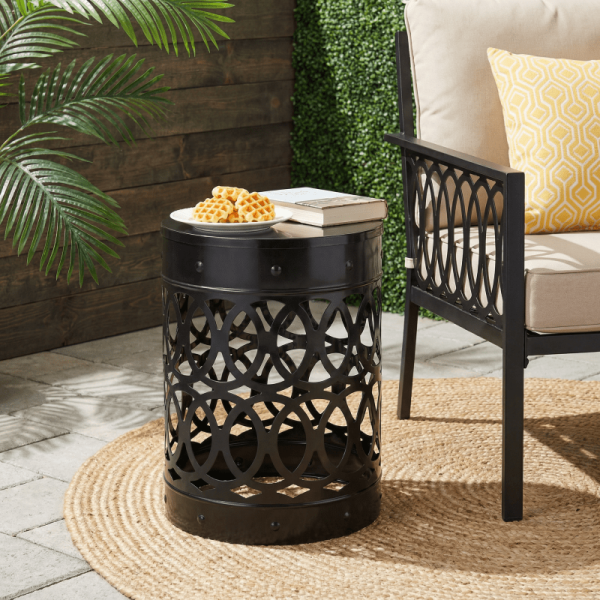 product-open-06270d9f7ba94f09a57bd2a5cf031e98-goods Outdoor Metal End Table - Large