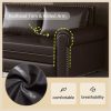 product-open-11e1b2d155154d5693c91a91b9f57ed7-goods Modern Convertible Sofa Bed 93.7' Space-Saving Sleeper with Pull-Out Design Three-Seater Leather Folding Transformable Durable Luxurious Suitable Adjustable Backrest Plush Cushions Cozy for Living Room