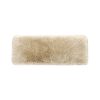 product-open-18f0cf493bfc49ac8b38ed95bdcb709b-goods Leda 49' Retro Natural Blonde Sheepskin Fur Bench - Genuine Fur Rectangular Accent Suitable for, Entryway,, Minimalist Scandinavian & Decor, Furniture