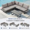 product-open-197db4487f4b41af973a909668334002-goods 4pcs Outdoor Conversation Set with Coffee Table, Outdoor Patio Furniture for Garden, Balcony, Poolside, Courtyard & Backyard, Weather-Resistant