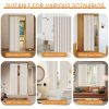 product-open-19ef1c1c59df4d1daade426f581c3ed0-goods 1pc Partition Curtain Folding Retractable Partition Curtain Elegant Stylish Fabric Screen Room Sleep Area Divider Study Space Zoning Essential Foldable Storage with Hooks Space Saving Multi-Purpose Mother Must-Have