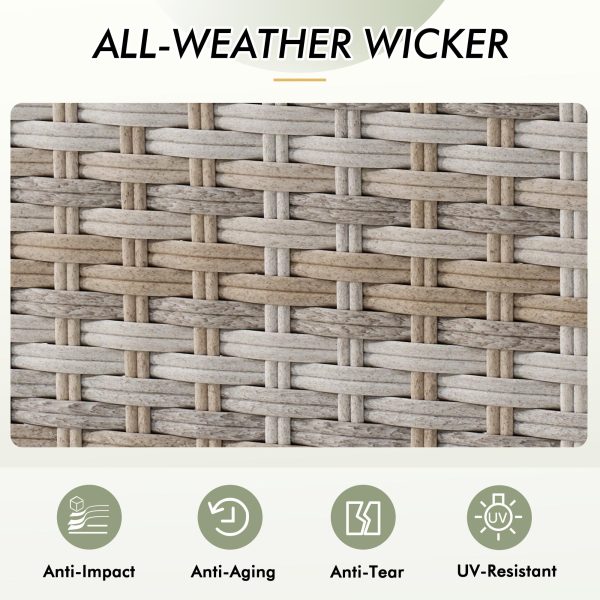 product-open-1b49bec0eeff4f18ad84ad04c8b88f0c-goods LUXOAK 1-Seat/6-Seat Outdoor Patio Conversation Set with Swivel Armchairs And Storage Coffee Table for Backyard, Porch And Garden