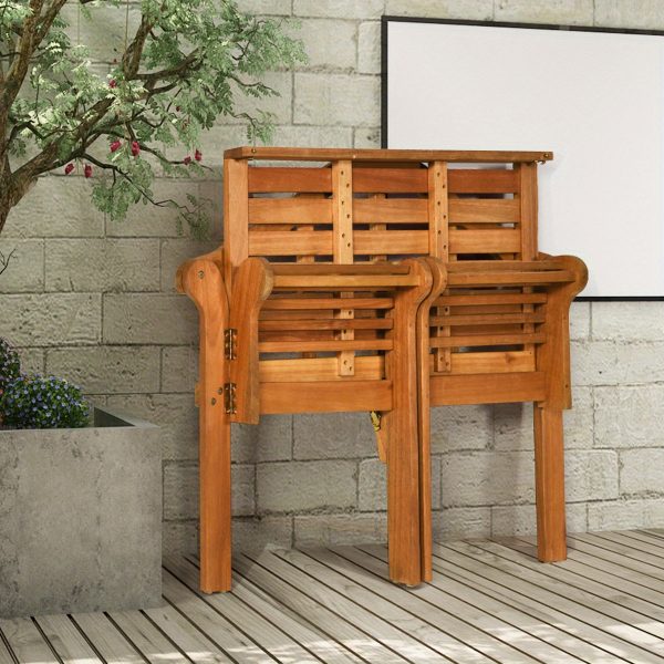 product-open-2024-06-07-1717737811712-a2e8ed08b7134276ba6dd3894f3ca7dc-goods Multigot 49" Extra Long Outdoor Folding Bench with Eucalyptus Wood Construction - Heavy-Duty 400lb Capacity, Foldable Design with Armrests & Backrest, Natural Wood Grain Finish, Sturdy Slatted Base for Patio, Garden, Poolside - All-Weather Durable Furniture (Easy Storage, Space-Saving) - Ideal for Backyard, Balcony, or Outdoor Lounge - Lightweight 13.23 lbs, 49.2"L x 20.08"W x 36.22"H, Armrests 7.87"H, Slatted Base 7.87"D, Natural Wood Color, Multigot Brand, Patio Bench Outdoor