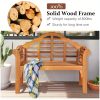 product-open-2024-06-07-1717737812959-32895f80fe444cf28da039062bbbac7e-goods Multigot 49" Extra Long Outdoor Folding Bench with Eucalyptus Wood Construction - Heavy-Duty 400lb Capacity, Foldable Design with Armrests & Backrest, Natural Wood Grain Finish, Sturdy Slatted Base for Patio, Garden, Poolside - All-Weather Durable Furniture (Easy Storage, Space-Saving) - Ideal for Backyard, Balcony, or Outdoor Lounge - Lightweight 13.23 lbs, 49.2"L x 20.08"W x 36.22"H, Armrests 7.87"H, Slatted Base 7.87"D, Natural Wood Color, Multigot Brand, Patio Bench Outdoor