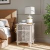 product-open-2024-06-19-1718762746837-6cff01c033a149e2b3b9334768bb4dc6-goods End Table Living Room Small Side Table W Drawer, 18" Vintage Wood Side Table, 2-Tier MDF Living Room End Table Wood Accent Table, Bed Side Table Nightstand, Christmas Holiday Decoration Table