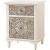product-open-2024-06-19-1718762748367-28ebeb66e34b462cb950c3551cca361f-goods End Table Living Room Small Side Table W Drawer, 18" Vintage Wood Side Table, 2-Tier MDF Living Room End Table Wood Accent Table, Bed Side Table Nightstand, Christmas Holiday Decoration Table