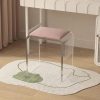 product-open-2024-07-24-1721814607255-62aa14a5835c4761a3f6ff03d5d63638-goods Acrylic End Table Set of 2, Clear Lucite Coffee Table, Contemporary Square Nightstand and Side Table for Living Room, Bathroom, Bedroom and Office