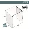product-open-2024-07-24-1721814612481-86114e4f830f4005b36df3a8dd6b5db2-goods Acrylic End Table Set of 2, Clear Lucite Coffee Table, Contemporary Square Nightstand and Side Table for Living Room, Bathroom, Bedroom and Office