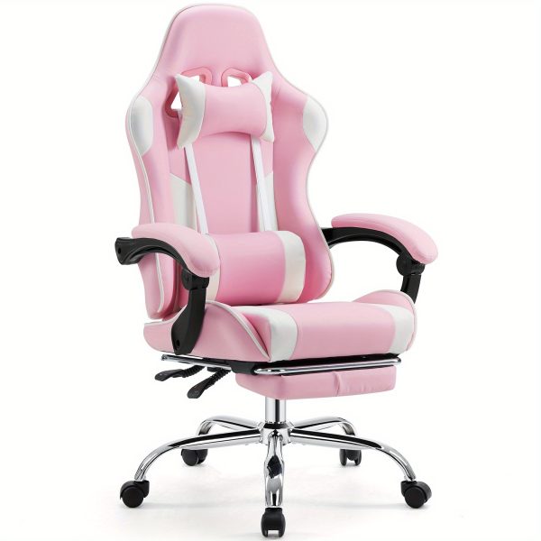 product-open-2024-08-02-1722565460968-9183245f7b9242bb8ec2b8de1473e9ea-goods Ergonomic Gaming Chair | High Back, Flip-up Armrest, Wheeled, Height Adjustable 360°-Swivel, Sponge Filled, Solid Back Style, Synthetic Faux Leather, Lumbar Support, Manual Recliner, Wipe Clean - ANTONIA