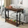 product-open-2024-08-08-1723085854875-1be15f3c5a4b4fe1bbe09864db8169e0-goods Height Adjustable Mobile Laptop Table Small Standing Desk Rolling Computer Cart with Keyboard Tray on Wheels for Home Office, Portable Desk for Sofa and Bed,