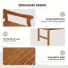 product-open-2024-09-05-1725519074849-c289ff9c31e848ba85ecb6a7922437f3-goods Wooden Bench with a White Geometric Backboard in The Natural Color of Poplar Wood
