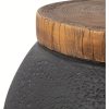 product-open-2024-09-11-1726025258759-bff026d0d931416b88d9867533ed70d2-goods 17 "Outdoor Side Table, Patio Footstool, Garden Decorated Concrete Plant Station, Living Room Bedroom Side Table, Autumn And Winter Indoor-Outdoor Stove Coffee Table."