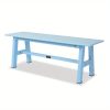 product-open-2024-10-09-1728458786140-f97a38ceec954d71a8f1e52747978e6a-goods 47-Inch (47.24inch) Outdoor Bench with a Blue-Green And Black Thick Rust-Resistant Iron Frame, Suitable for Courtyard, Park, Or Balcony Use