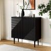 product-open-2024-10-10-1728536539156-cb0e3225bde04767b11b0eec6bee90e8-goods Sideboard Buffet Cabinet with Storage, Coffee Bar Cabinet, Adjustable Shelves, 35 Inches