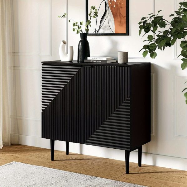 product-open-2024-10-10-1728536539156-cb0e3225bde04767b11b0eec6bee90e8-goods Sideboard Buffet Cabinet with Storage, Coffee Bar Cabinet, Adjustable Shelves, 35 Inches