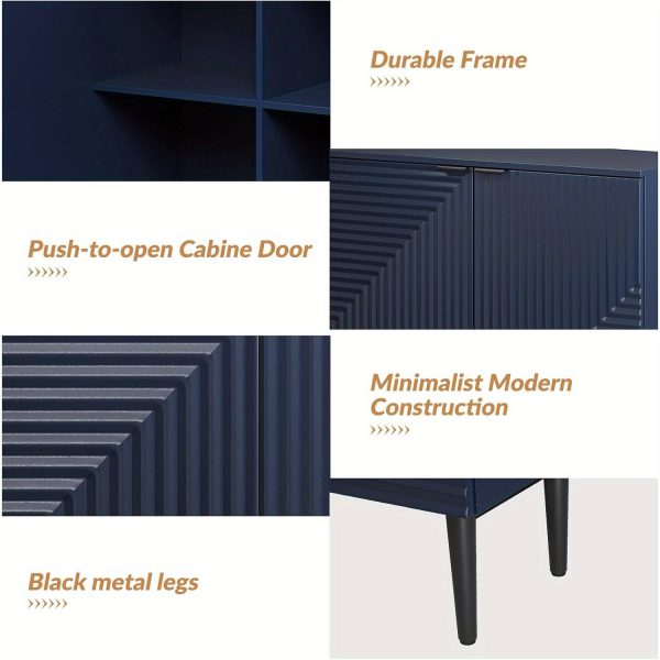 product-open-2024-10-10-1728536542413-1dbb698a23d34918ba0acf7d0e9751ff-goods Sideboard Buffet Cabinet with Storage, Coffee Bar Cabinet, Adjustable Shelves, 35 Inches