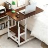 product-open-20b618bd67ad439b84d7212a4a8fc9e4-goods Mobile Nightstand with Wheels, Height Adjustable Bedside Table with Storage Shelf, Rolling Side End Table for Bedroom, Dorm, Living Room, Easy Assembly& Space-Saving Caster Table for Small Spaces.