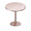 product-open-2235bd789fd24499b152a8b5131c6001-goods Round Modern Dinning Table 31. 5 Inches Bistro Table Tulip Table with Faux Marble Top, Easy Assemble, Sturdy Metal Frame Diameter