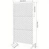 product-open-23ec8df0a3d44d7e9b44dbfae46f629b-goods Standalone Decorative Privacy Screens for Outdoor And Indoor Use, Suitable for Patios, Decks, Balconies, Porches, Living Rooms, And Bedrooms (White-Coin)
