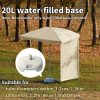 [Heavy Duty Umbrella Base] Outdoor Umbrella Base Outdoor Patio Essential Accessory Heavy Duty Water Fillable Stable Durable Anti Tilt Easy Set Up Universal Fit Weighted Parasol Stand for Daily Patio Poolside Backyard Balcony Garden Outdoor Gathering Use for Homeowners Cafe Ope