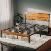 product-open-2632589ed4ca4c9c8b0cb898c34b608e-goods Modern All-Metal Bed Frame with Headboard And Footboard – Tool-Free Assembly, Underbed Storage, No Box Spring – Available in Queen, Full, And Twin Sizes